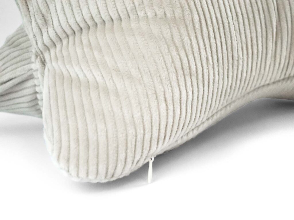 Leseknochenbezug Breitcord Cremeweiß