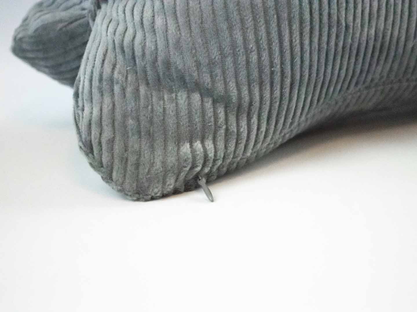 Leseknochenbezug-Breitcord Silbergrau