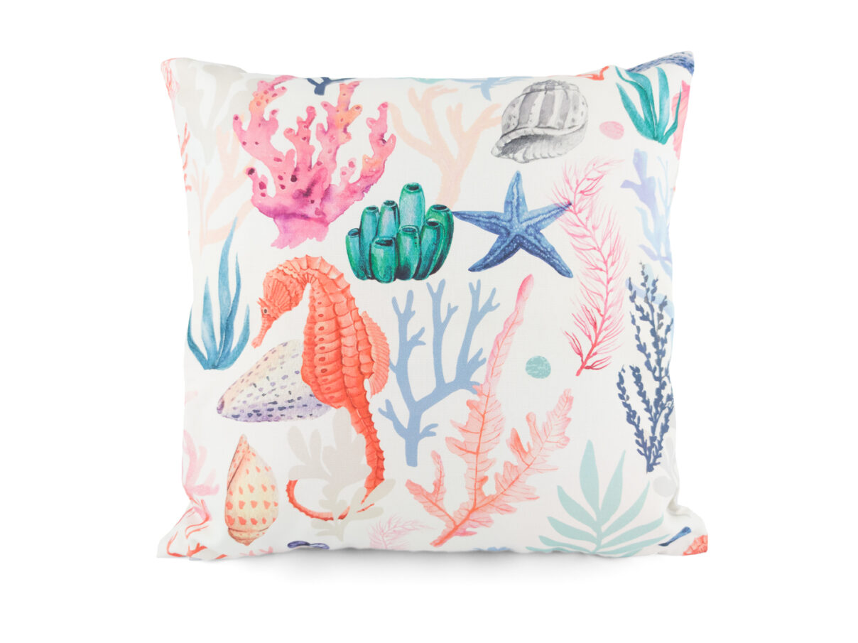 Kissenbezug 40x40cm – Bunte Korallenwelt