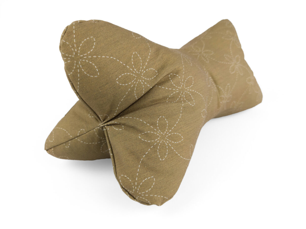 Leseknochen – Sashiko-Muster khaki