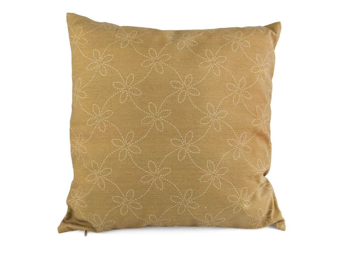 Kissenbezug 40x40cm – Sashiko-Muster khaki