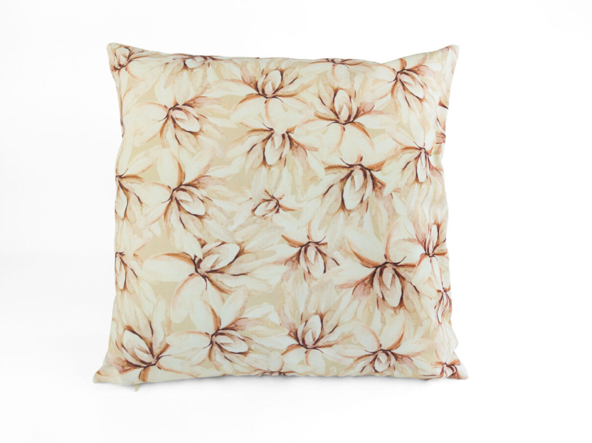 Kissenbezug 40x40cm – Magnolienblüte  apricot