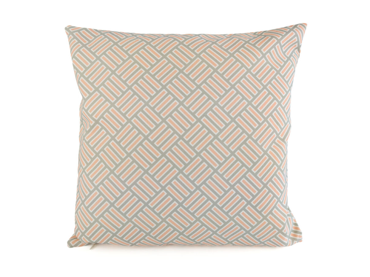 Kissenbezug 40x40cm – Streifengeflecht