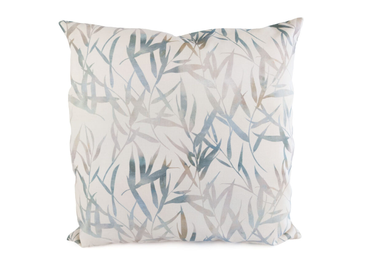 Kissenbezug 40x40cm – Bambusblätter beige