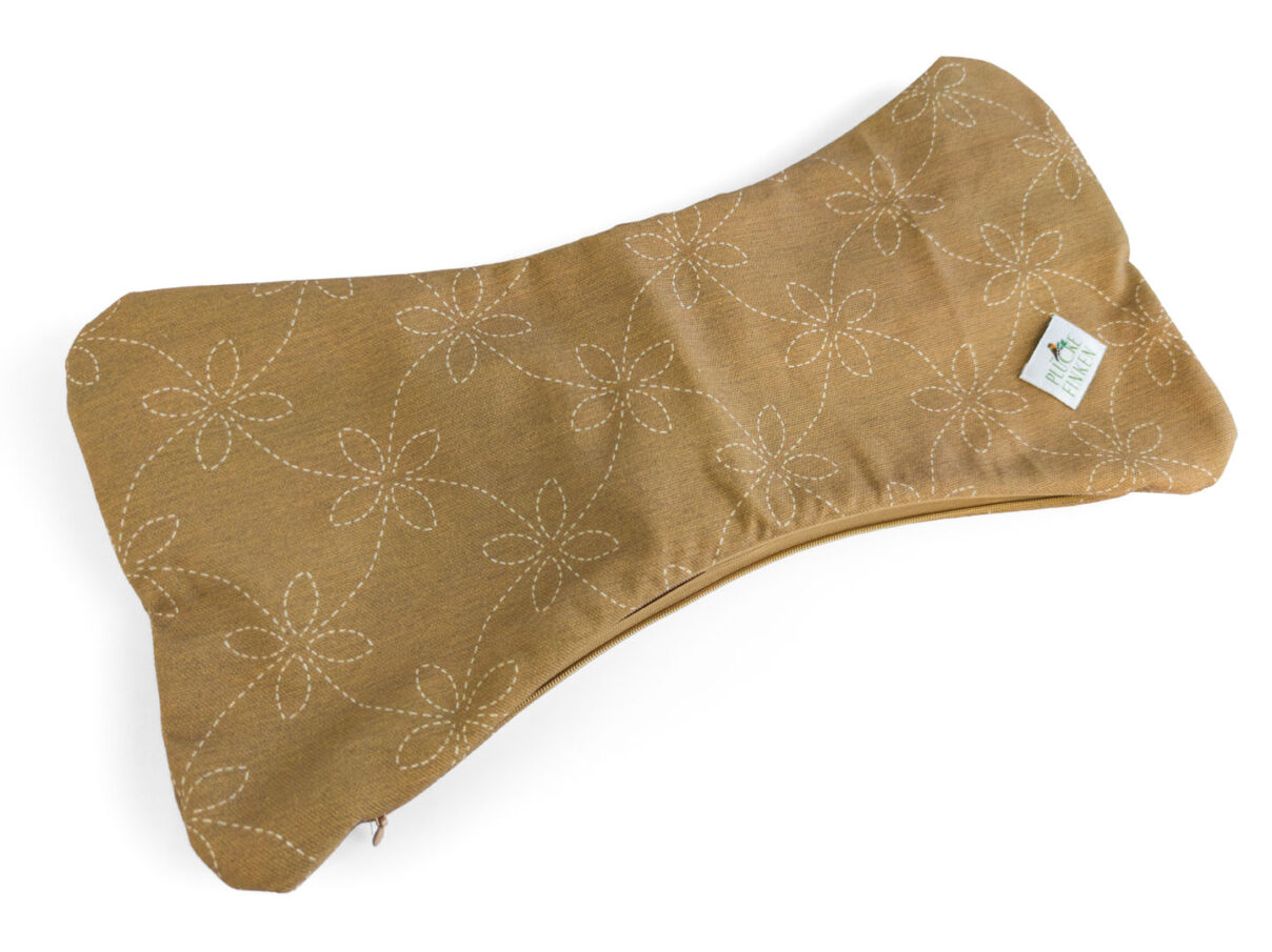 Leseknochenbezug – Sashiko-Muster khaki