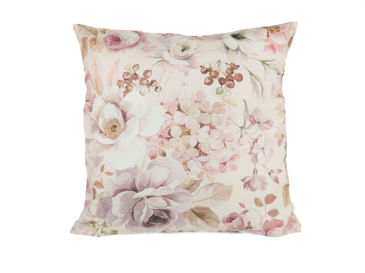 Kissenbezug 40x40cm – Landhaus-Rosen