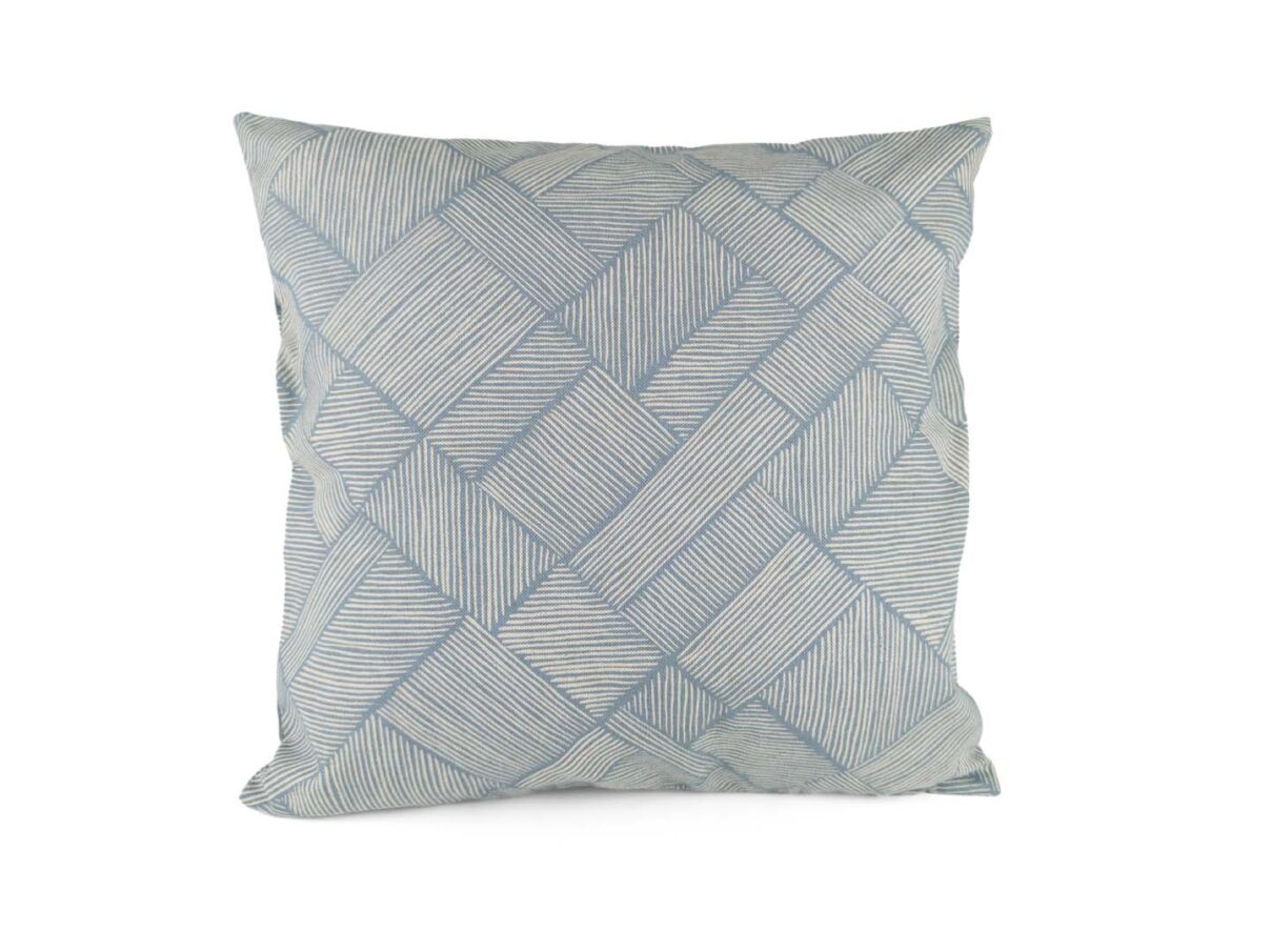 Kissenbezug 40x40cm – Küstenstreifen kieselblau