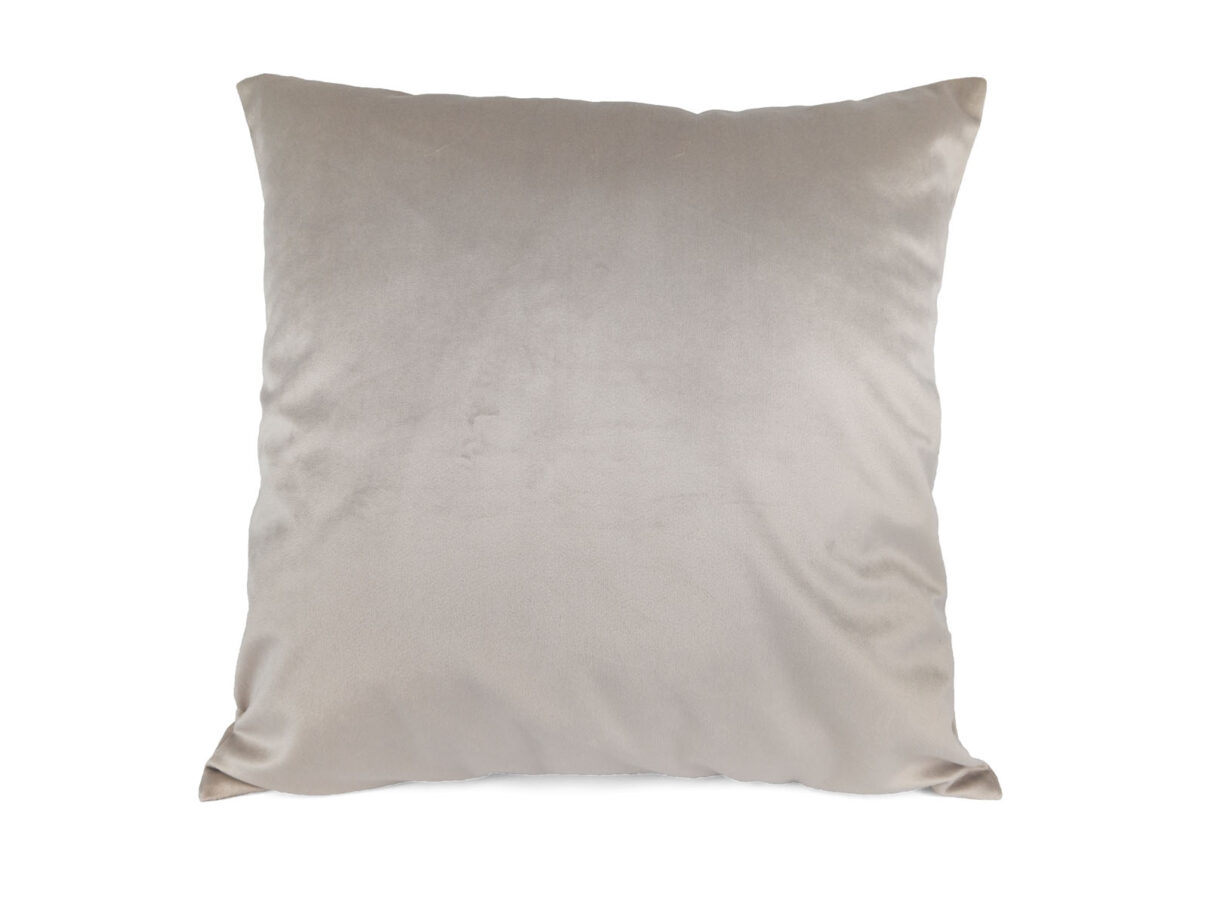 Kissenbezug 40x40cm – Samt greige