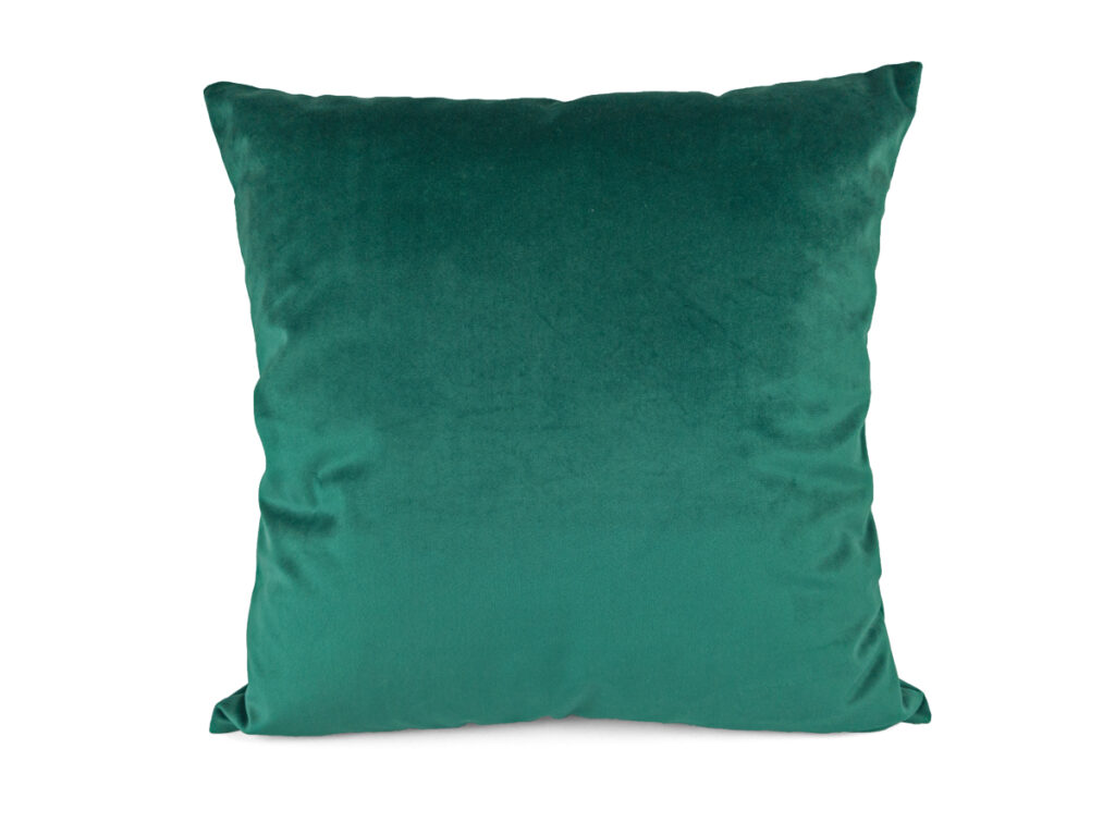 Kissenbezug 40x40cm – Samt tannengrün