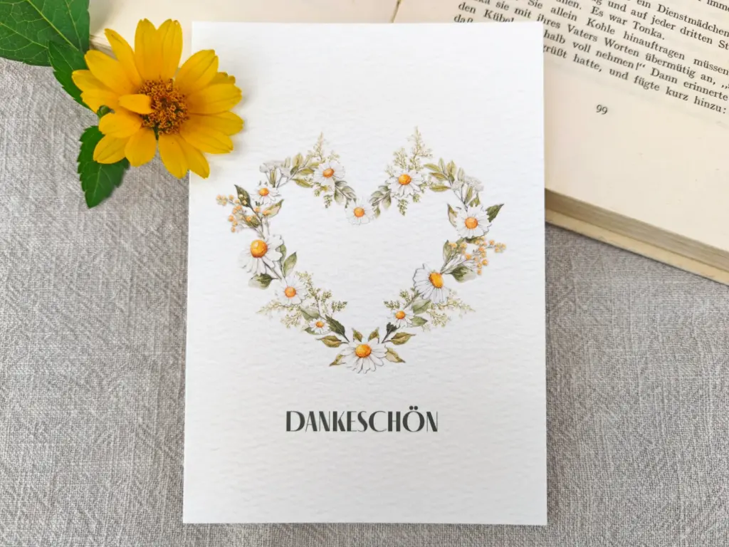 Postkarte - Dankeschön – Bild 2
