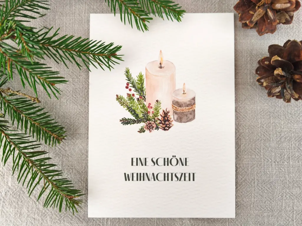 Postkarte - Eine schöne Weihnachtszeit – Bild 2