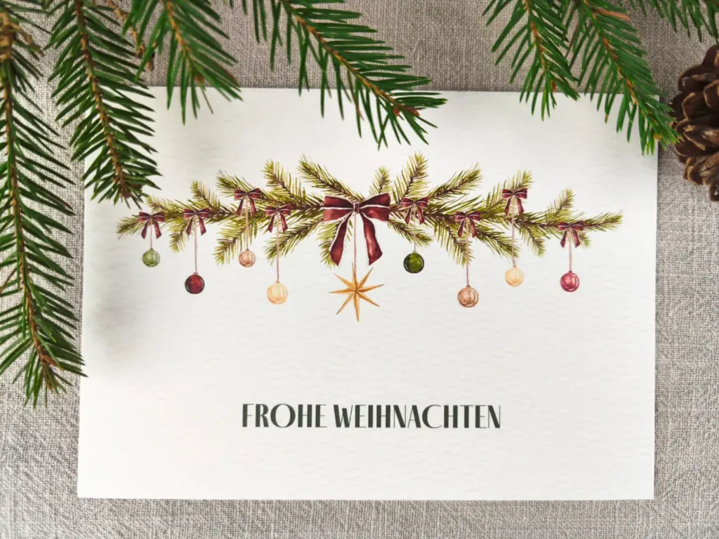 Postkarte - Frohe Weihnachten – Bild 2