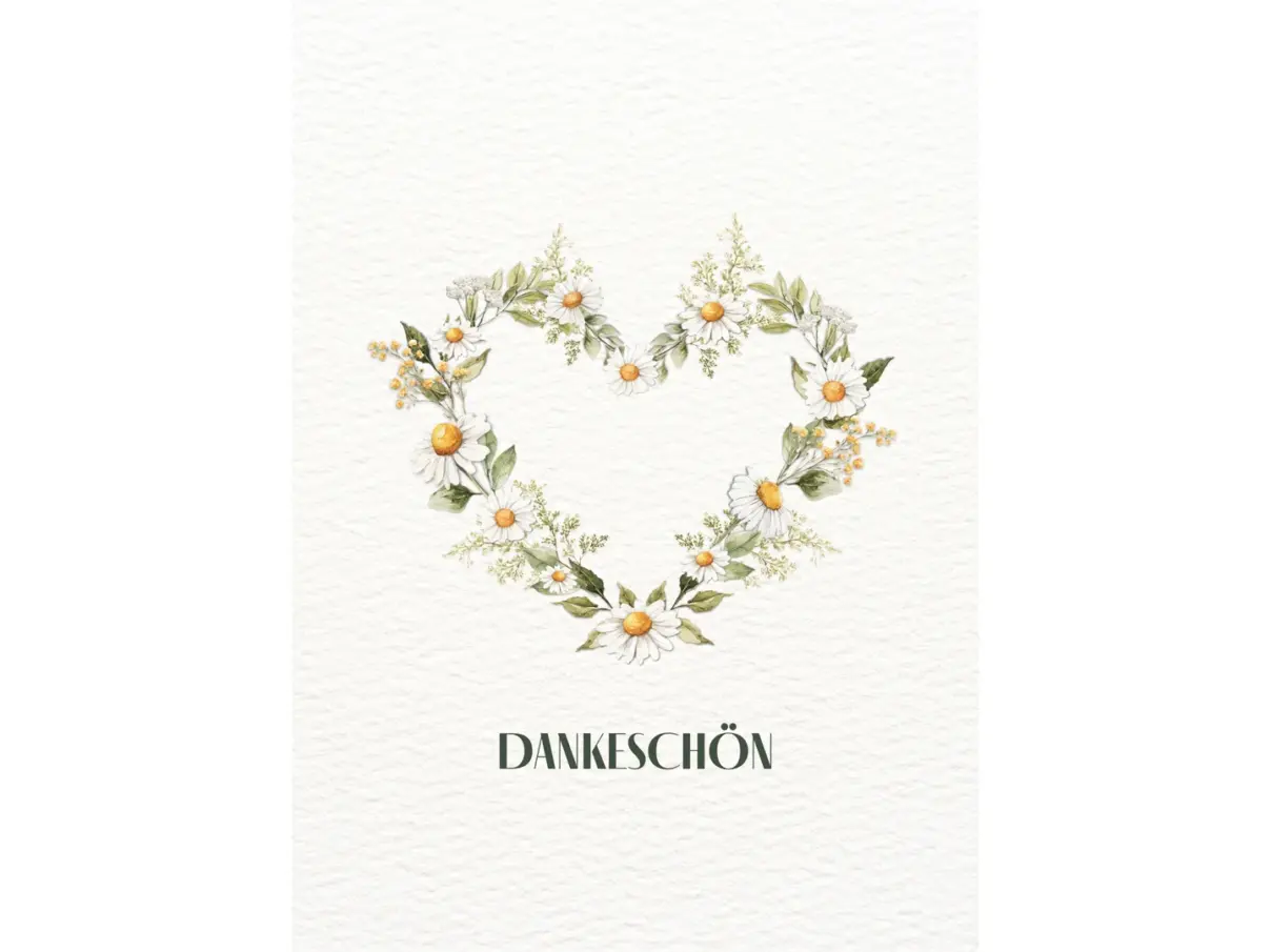 Postkarte – Dankeschön